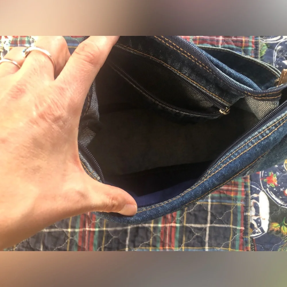 Denim Crossbody Bag